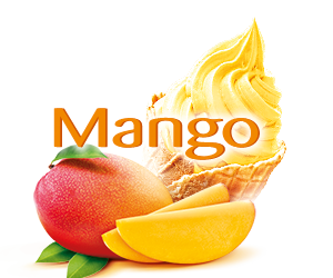 Mléčná zmrzka Mango